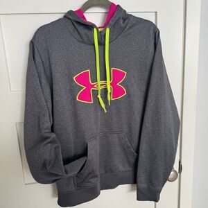 Under Armour Women’s Storm Hoodie with Neon Accents! Large